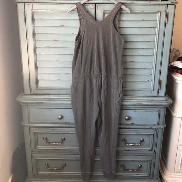 Wilt slub cotton tank lounge casual jumpsuit - Picture 3 of 12